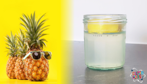 Digesting gelatine with a pineapple