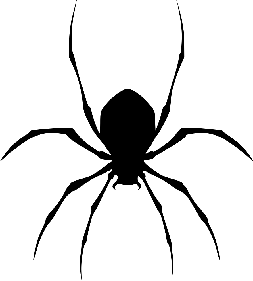 logo noir araignée Spiderman