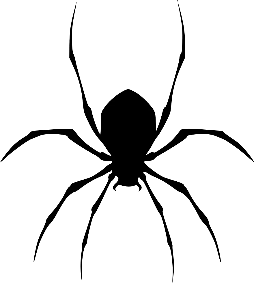 logo noir araignée Spiderman