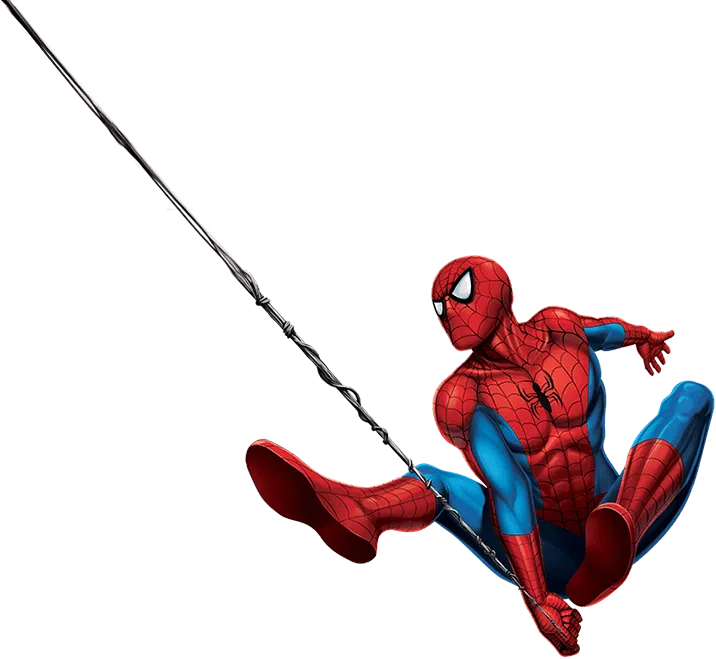 Spiderman se balançant