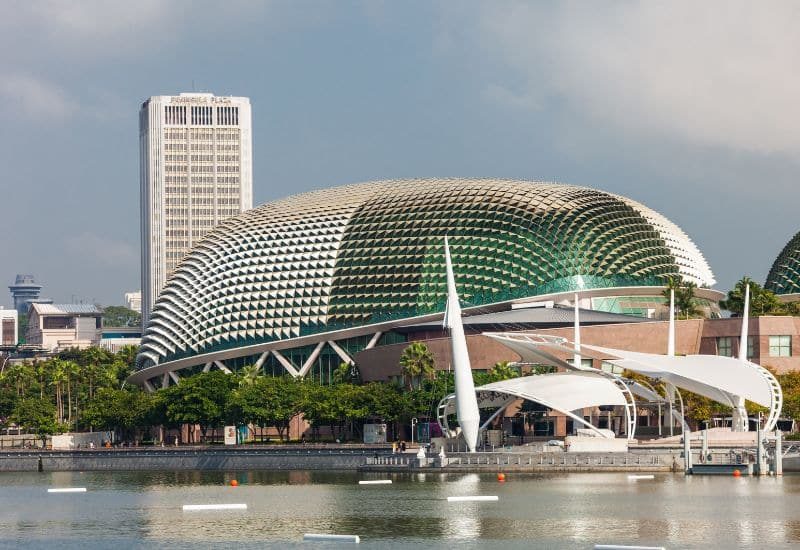 L'esplanade à Singapour, biomimétisme du Durian