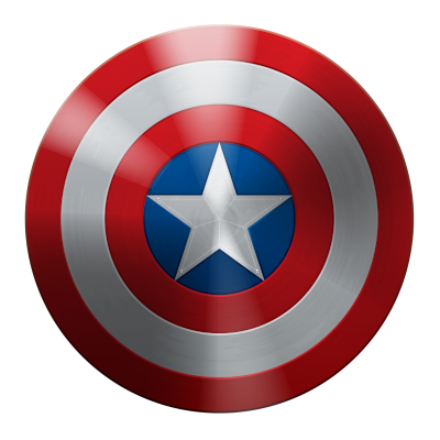 le bouclier de captain america en vibranium